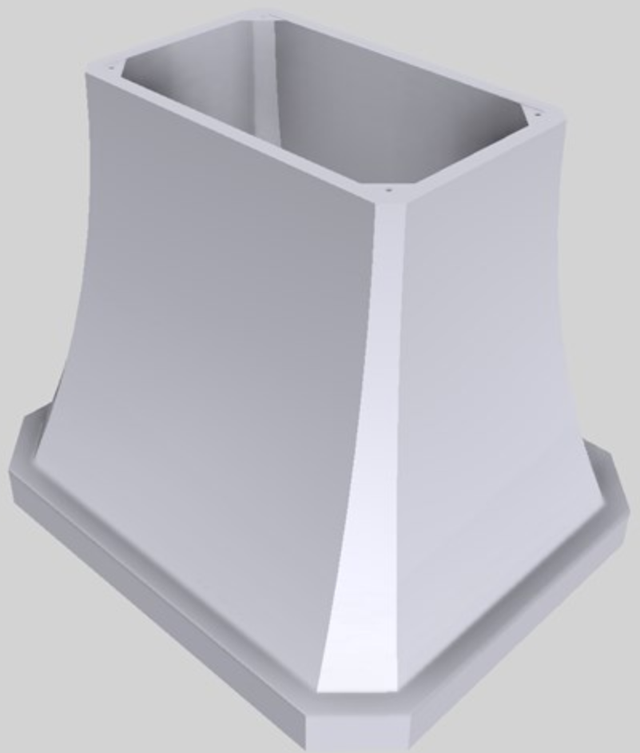Vent-A-Hood® Designer Series 36" White Island Range Hood-3