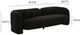 TOV Furniture Amelie Black 91" Sofa-2