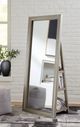 Signature Design by Ashley® Evesen Champagne Floor Standing Mirror with Storage-5