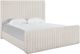 Universal Explore Home™ Modern Levi Oyster Queen Upholstered Panel Bed-0