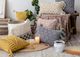 Livia Macramé Beige Decorative Pillow-1