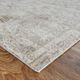 Feizy Vancouver Gray/Ivory 5' x 8' Rug-2