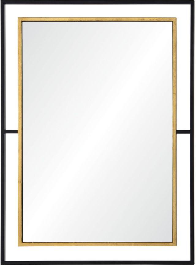 Renwil® Gray Gold Leaf & Black Mirror-0
