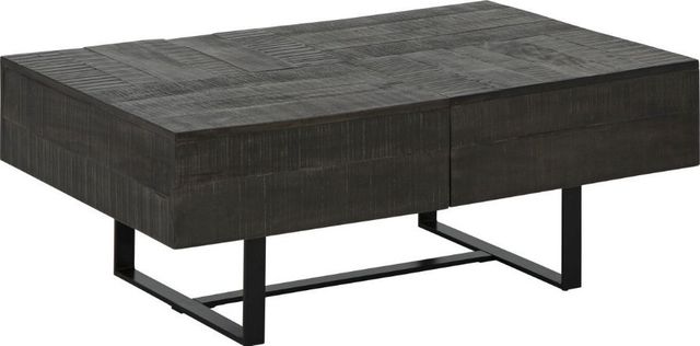 Signature Design by Ashley® Kevmart 2-Piece Grayish Brown/Black Living Room Table Set-1