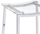 Coaster® Jovani Chrome/Clear 2-Piece Acrylic Backless Bar Stools Set-3