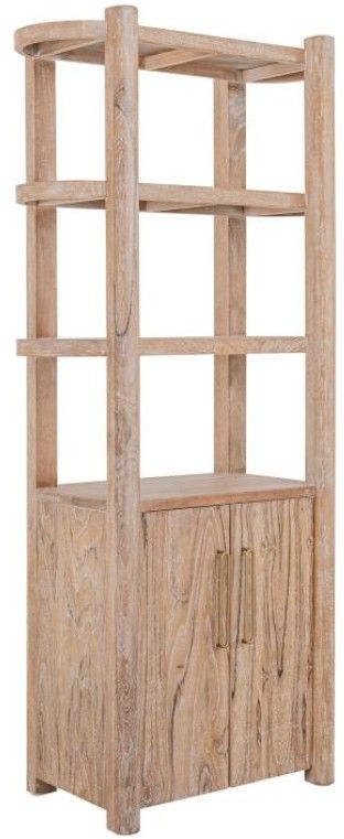 International Furniture Direct Balam White 80" Entertainment Center with Fireplace-2