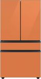 Samsung Bespoke 36" Clementine Glass French Door Refrigerator Bottom Panel-2