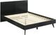 Armen Living Petra Black Queen Platform Simple Bed-3