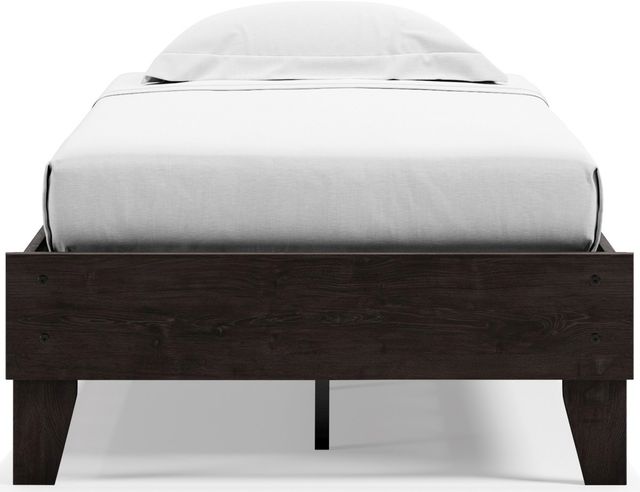 Signature Design by Ashley® Piperton Black Twin Platform Bed-2
