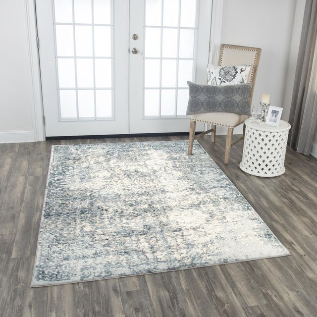 Rizzy Home Chelsea Cream/Gray 7'10" x 9'10" Rug-3