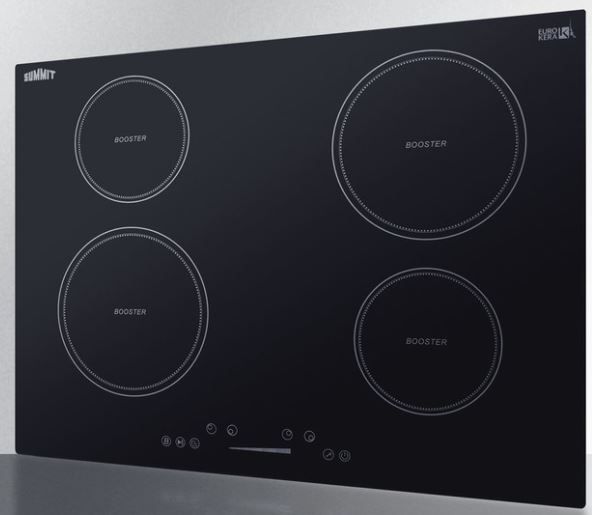 Summit® 30" Black Induction Cooktop-1