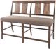 Jofran Inc. Mission Viejo Warm Brown Counter Bench-3