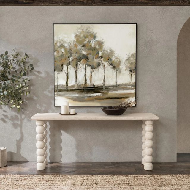 Classic Home Adir Cream Rectangle Console Table-1