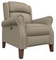 Best® Home Furnishings Customizable Joanna Power High Leg Recliner with Dark Walnut Legs-0