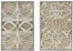 A & B Home Sienna 2-Piece Gray/White Leaf Shadow Box Wall Decor Set-1