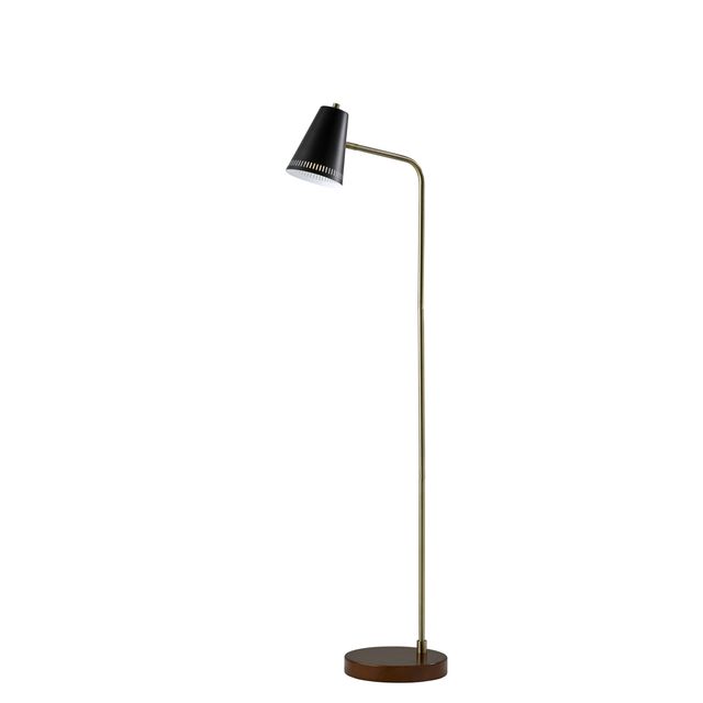 Adesso® Morris Antique Brass Floor Lamp-0