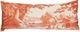 Stylecraft Beige/Orange Large Lumbar Designer Pillow-0
