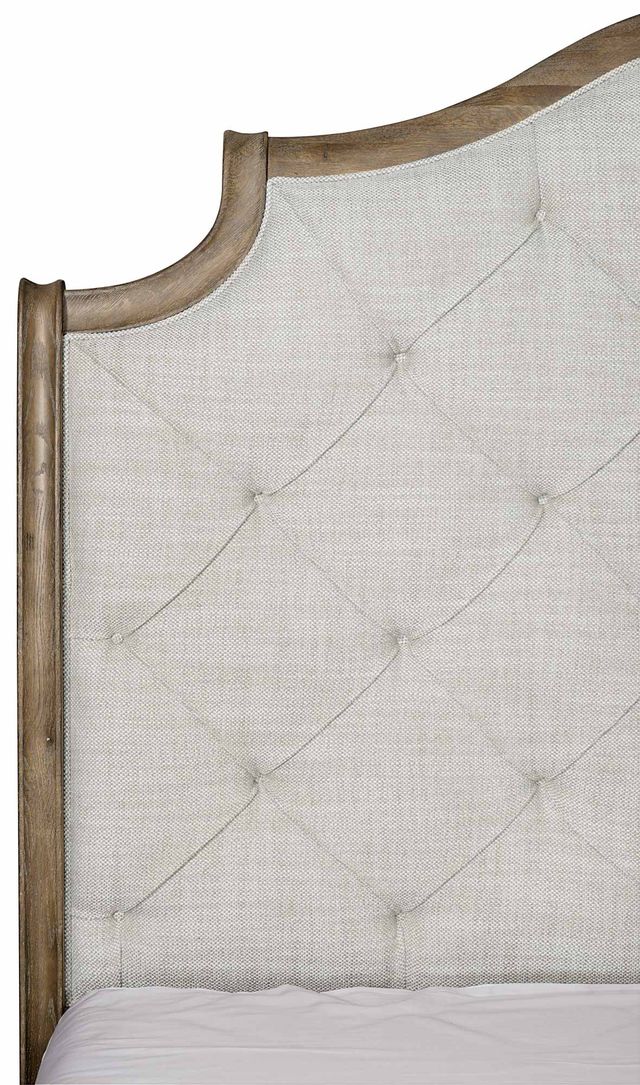Bernhardt Rustic Patina Upholstered Queen Sleigh Bed-3
