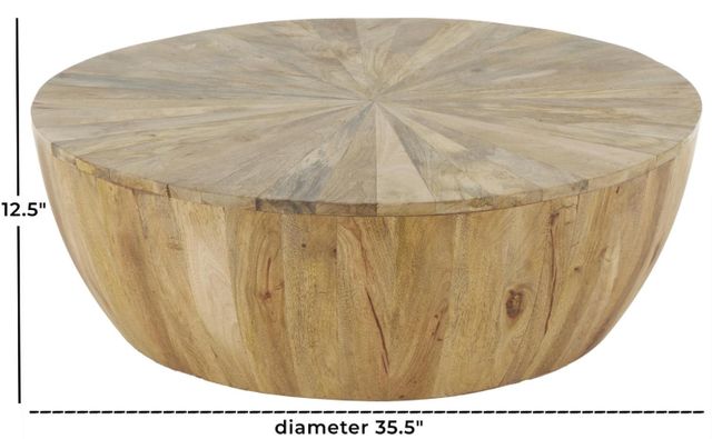 Deco Marche Brown Coffee Table-1