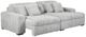 American Wholesale Furniture Presley 2-Piece Fog Sectional and Chaise-1
