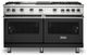 Viking® 5 Series 60" Cast Black Pro Style Natural Gas Range with 12" Griddle and 12" Grill-0
