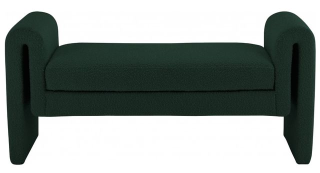 Meridian Furniture Stylus Green 51" Upholstered Bench-1