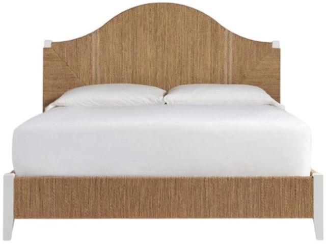 Universal Explore Home™ Escape Coastal Living Home Seabrook Sailcloth King Panel Bed-2