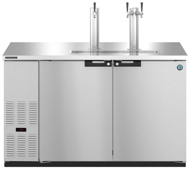 Hoshizaki Back Bar 60" 18.5 Cu. Ft. Stainless Steel Two Section Direct Draw Refrigerator-0