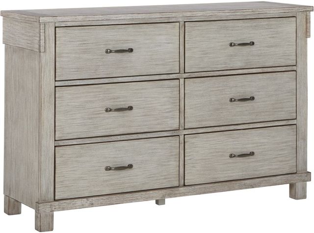 Signature Design by Ashley® Hollentown Whitewash Dresser and Mirror-4