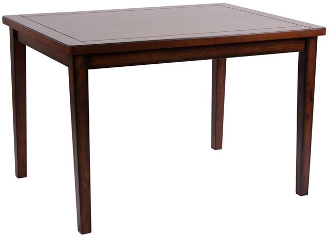Mazin Furniture Mosely 5 Piece Dark Brown Cherry Dining Table Set-1