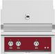 Hestan® 3-Burner Burgundy Built In Liquid Propane Gas Grill-0