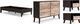 Signature Design by Ashley® Piperton 4-Piece Black Twin Platform Bed Set-0