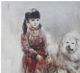 A & B Home Red/White Wall Art-1