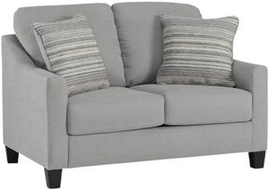 Front view of the Signature Design by Ashley® Adlai Shadow Loveseat