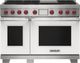 Wolf® 48" White Pro Style Dual Fuel Range-1