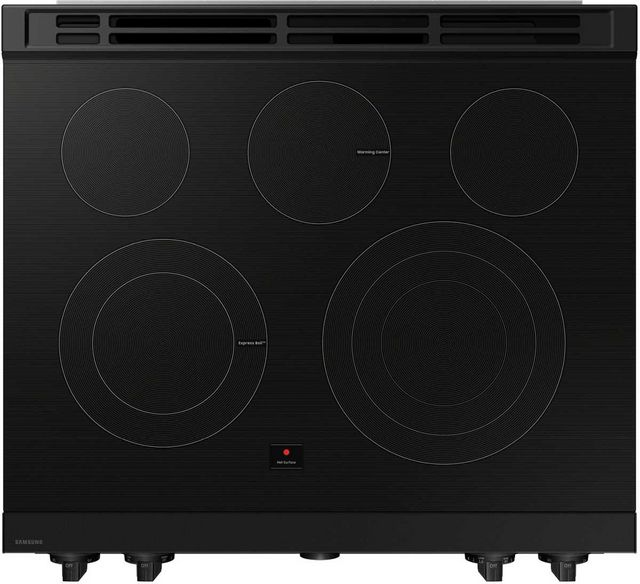 Samsung Bespoke 30" Matte Black Steel Slide In Electric Range-5