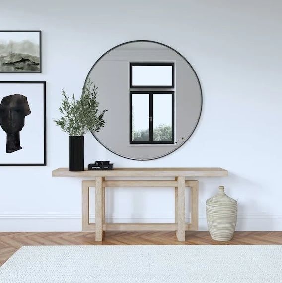 Hooker® Furniture Commerce and Market Natural Light Wood Modern Console-3