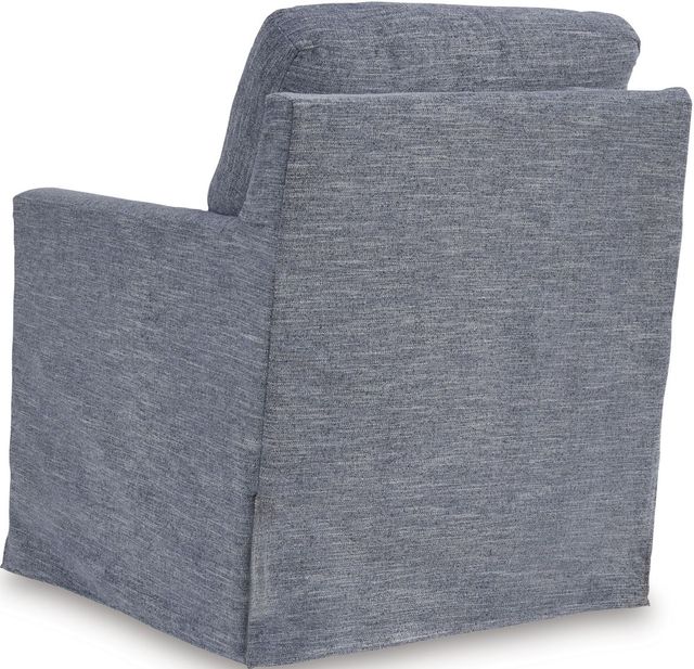Signature Design by Ashley® Nenana Next-Gen Nuvella Denim Swivel Glider Accent Chair-2
