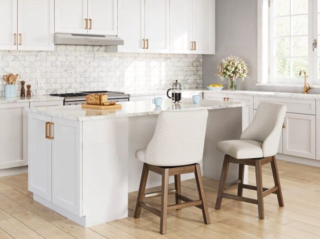 Signature Design by Ashley® Cabalynn Light Brown/Oatmeal Upholstered Barstool-4