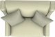 Best® Home Furnishings Customizable Marinette Twin Sleeper Chair and a Half with Honey Birch Legs-4