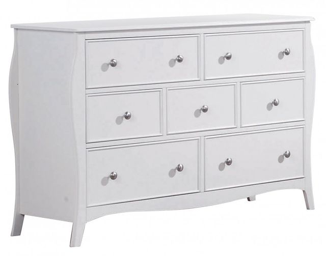 Coaster® Dominique 5-Piece White Full Youth Panel Bedroom Set-2