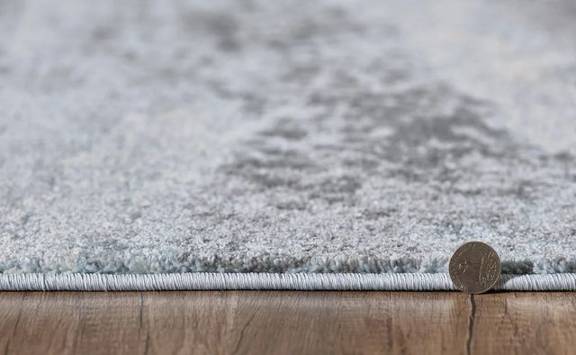 KAS Rugs Illusions Blue/Gray Mist 5'x8' Area Rug-2