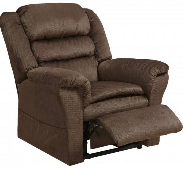 Catnapper® Preston Mocha Power Lift Recliner with Pillowtop Seat-1