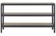 Bernards Elure Peppercorn Channel Console Table-1