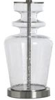 StyleCraft Clear/Brush Steel Glass Table Lamp-2