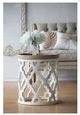 A & B Home White 14" Faux Peony Faux Flower-2