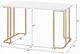 ACME Furniture Estie White Writing Desk with Gold Base-3