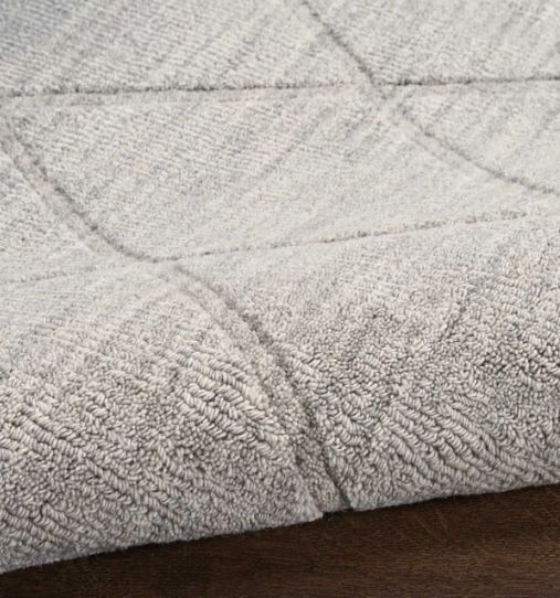 Nourison Home™ Wool Haven Gray 5'x7' Area Rug-3