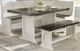 Sunny Designs™ Carriage House 4-Piece European Cottage Breakfast Nook Set-1