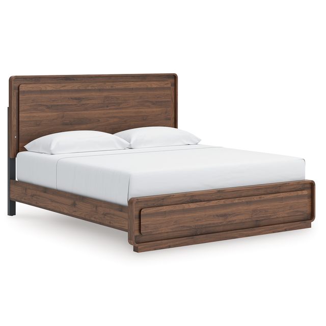 Signature Design by Ashley® Fortlorn Walnut Brown King Panel Bed-0
